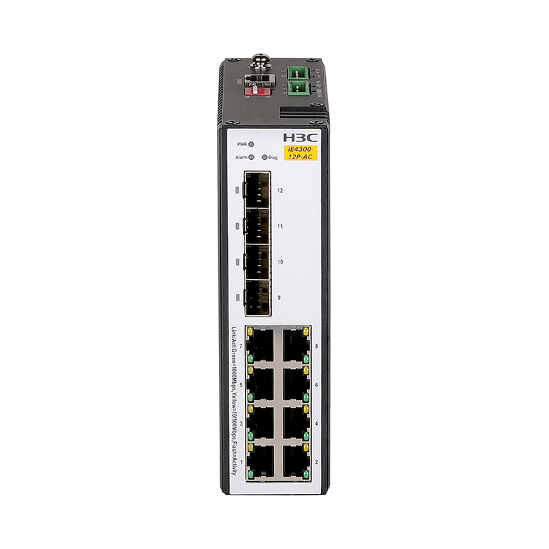 H3C IE4300-12P 8电+4个上行千兆光口工业交换机